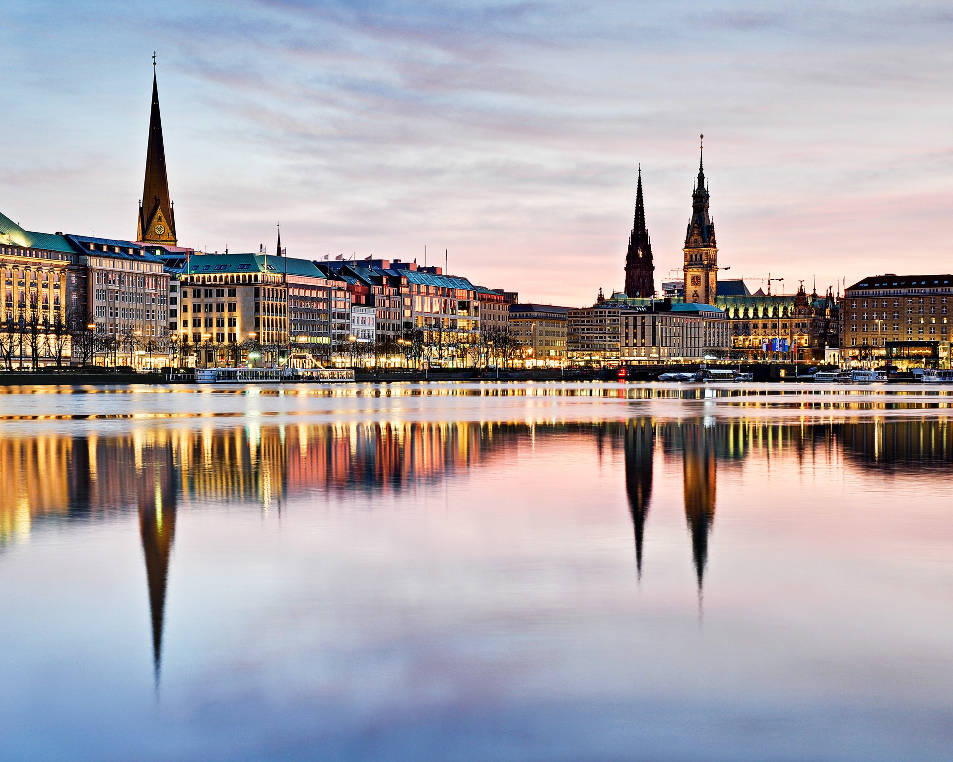 Aussenalster in Hamburg Aussenalster in Hamburg